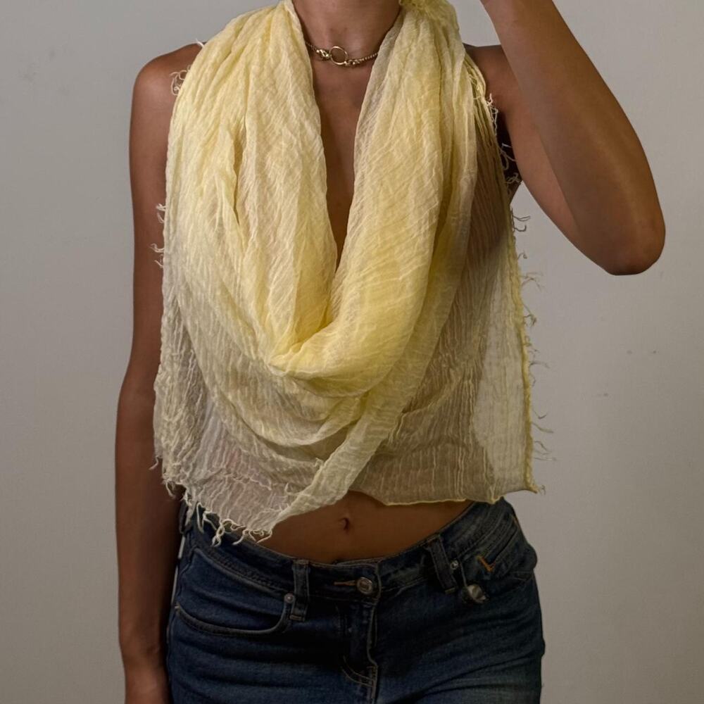 Butter Yellow Scarf